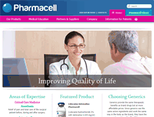 Tablet Screenshot of pharmacell.com